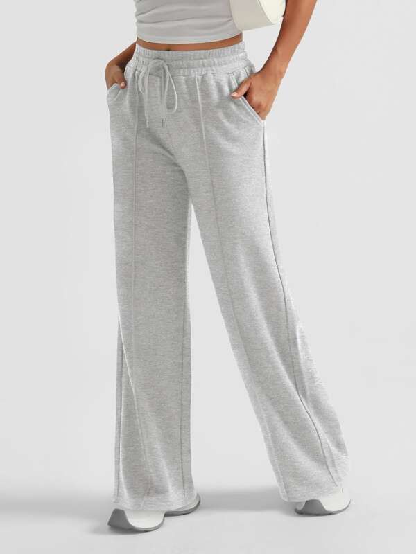 AUTOMET Womens Wide Leg Sweatpants Baggy Lounge Travel Pants Fall Fashion Outfits 2025 Winter Clothes Joggers - Image 3