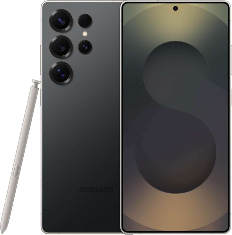 SAMSUNG Galaxy S25 Ultra, 256GB Smartphone, Unlocked Android, AI Night Mode Camera, Snapdragon 8 Elite Fast Processor, 5000mAh Battery, Built-in S Pen, 2025, US 1 Yr Warranty, Titanium Black